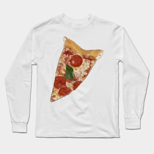 Pepperoni pizza with basil Long Sleeve T-Shirt